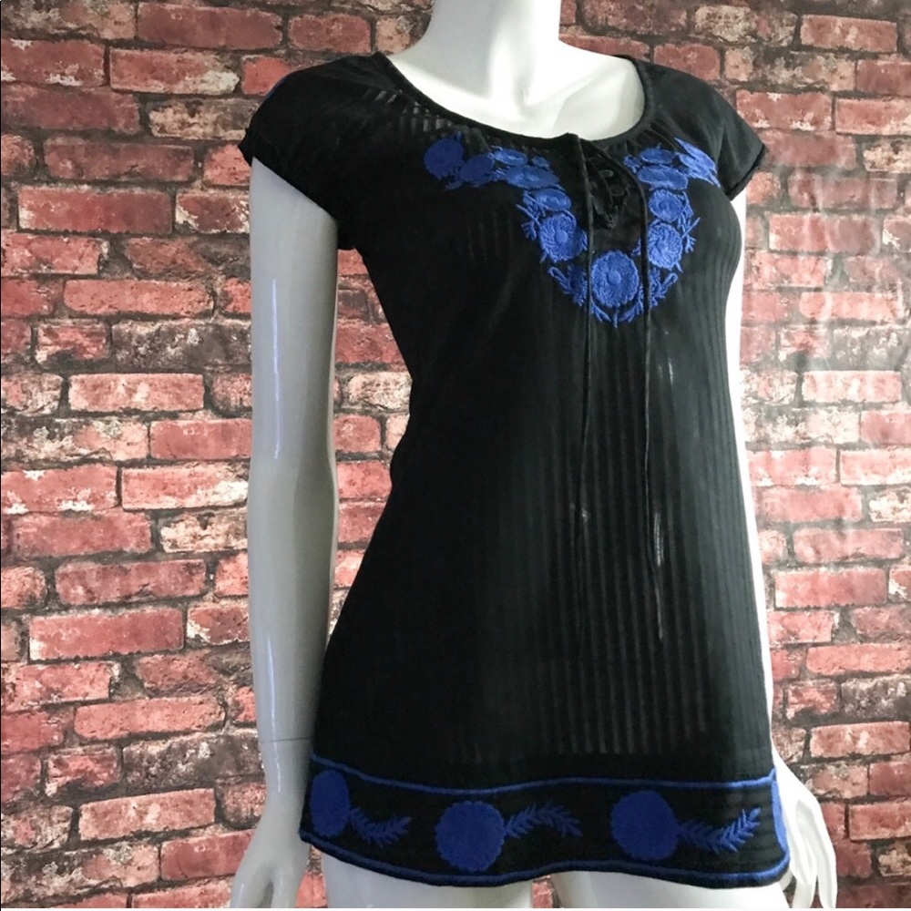 NEW Free People Embroidered Tunic